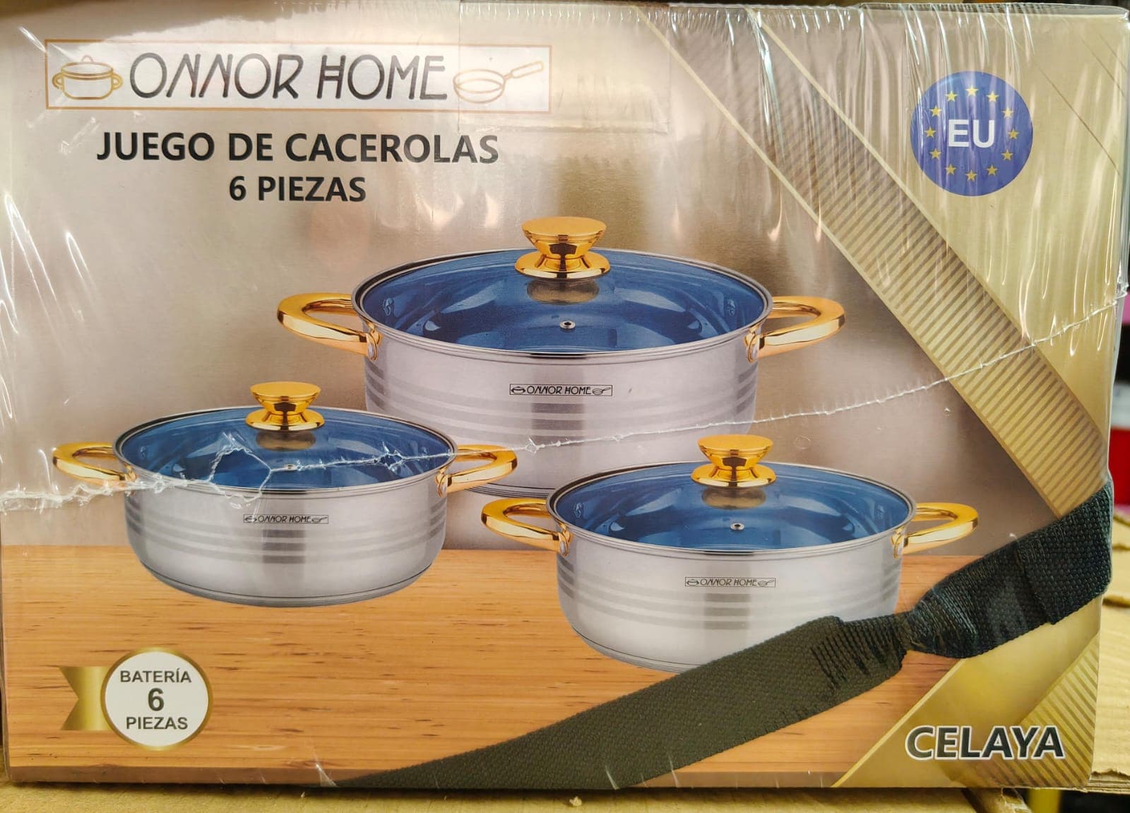 Batería de cocina OMMOR Home Celaya, 6 piezas